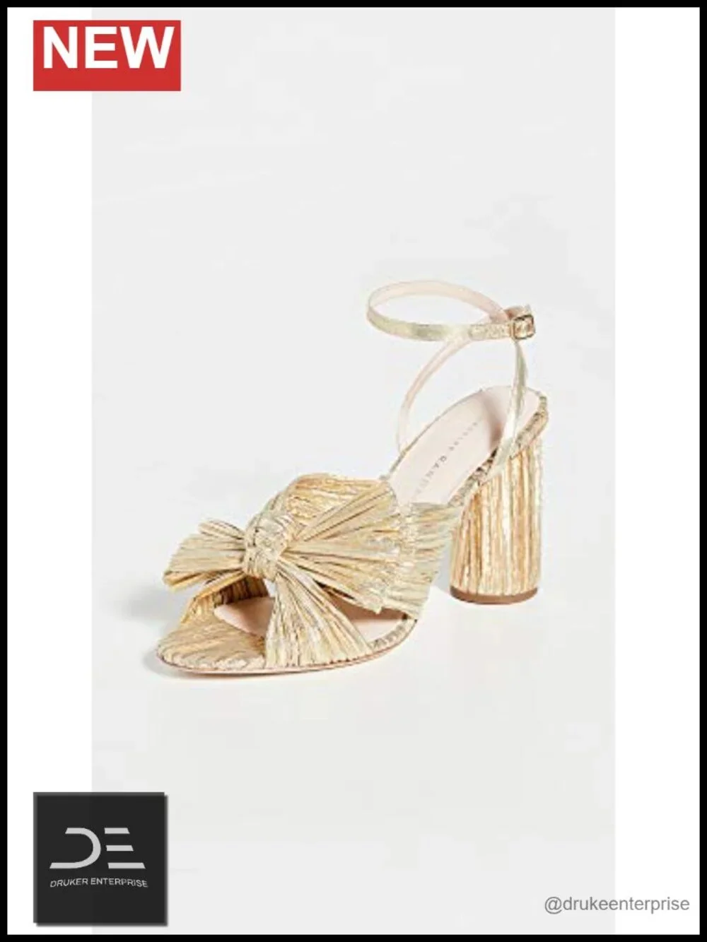 Cushioned Leather Heeled Sandals with Ankle Strap - Open Toe Formal Party Shoes